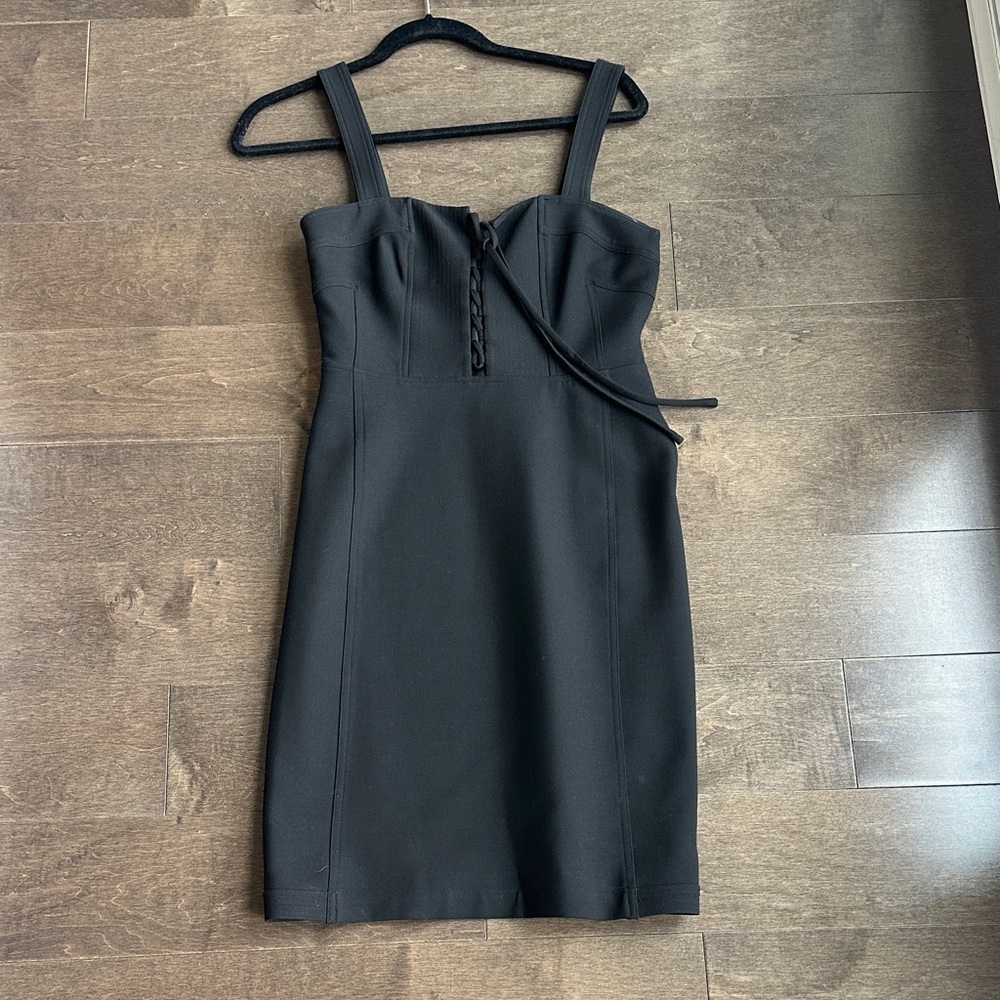 Diane Von Furstenberg Black Mini Dress
